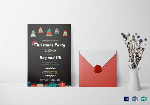 chalkboard-christmas-invitation-card-template