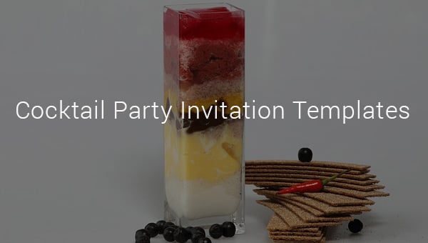 cocktail party invitation templates