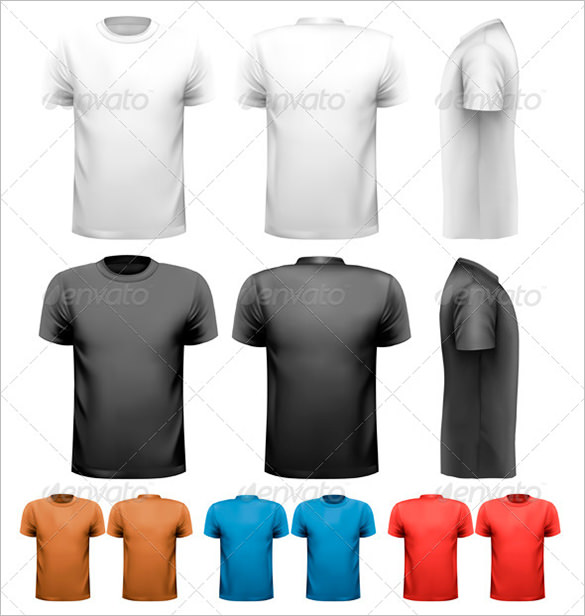 t shirt logo design template psd