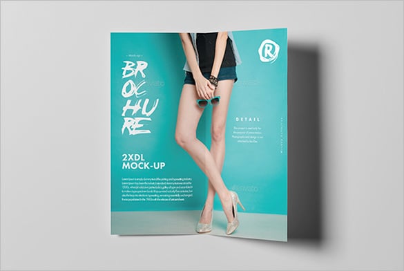 colourful bi fold brochure template