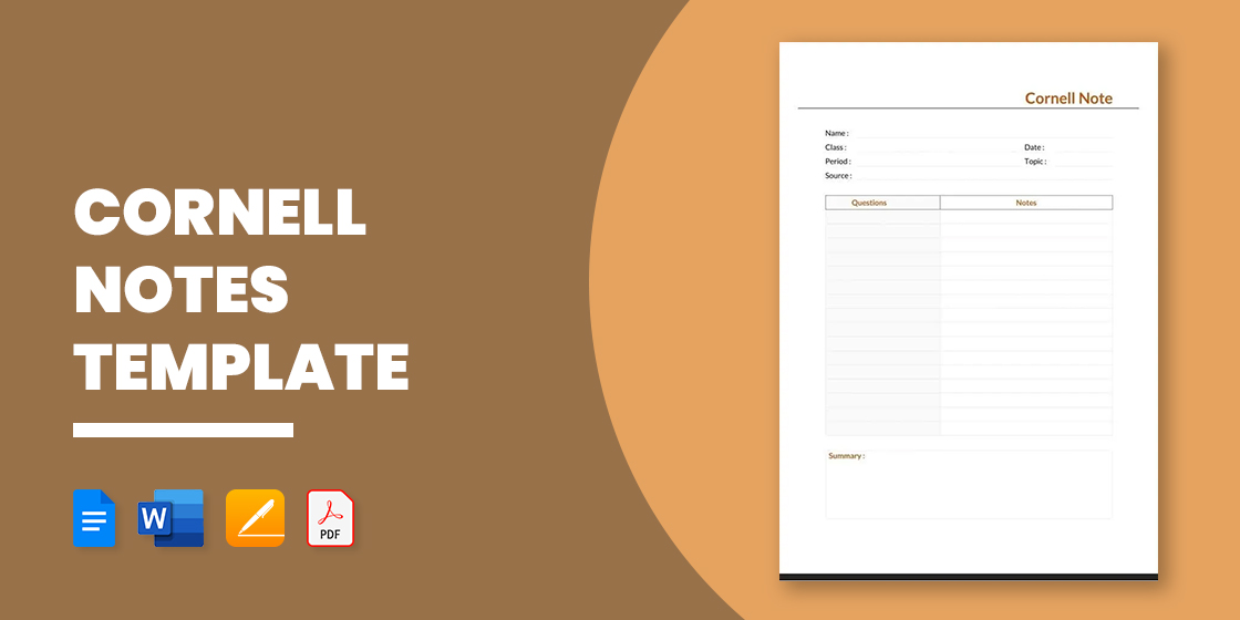 cornell notes powerpoint template