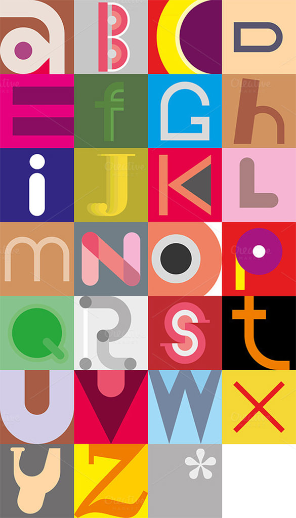 11+ Best Printable Alphabet Letters &amp; Designs