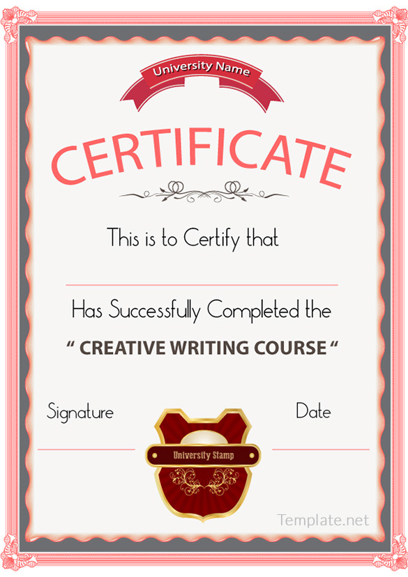 creative writing certificate nyc