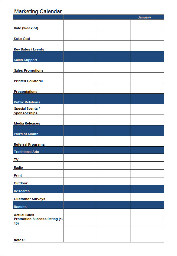 40+ Microsoft Calendar Templates - Free Word, Excel Documents
