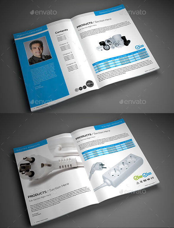 58  PSD Catalogue Templates PSD Illustrator EPS InDesign Word