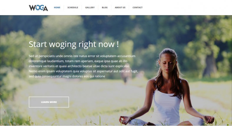 elegant and minimal wordpress theme for yoga 788x