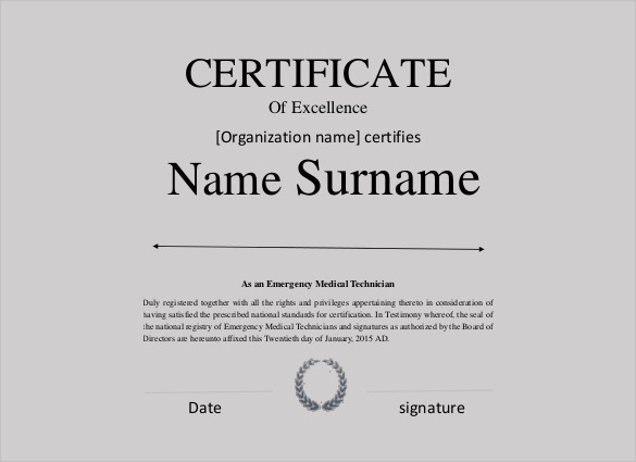 excellence-certificate-template