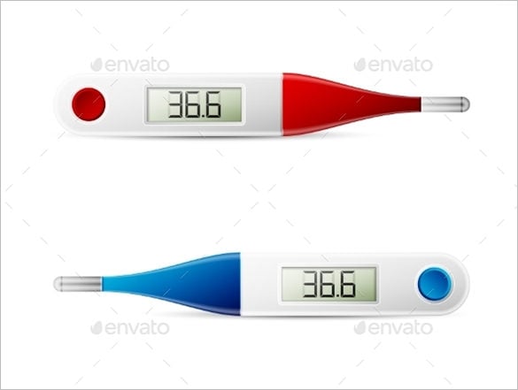 eye catching thermometer template