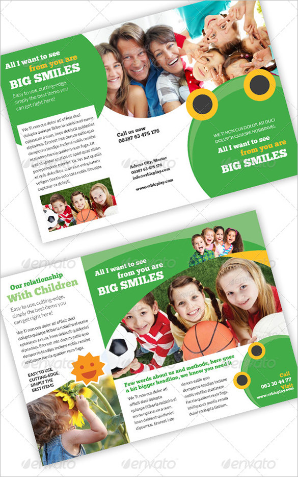 19+ Beautiful Child Care Brochure Templates Docs, Ai, Pages, PSD