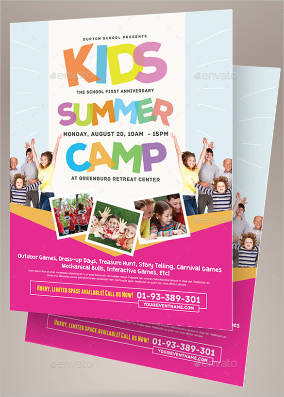 Sample Flyers For Summer Camp The Document Template