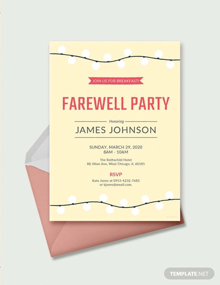 35+ Wonderful Breakfast Invitation Templates - PSD, AI