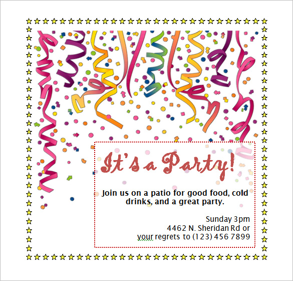 Anniversary Invitation Templates Free Download 6