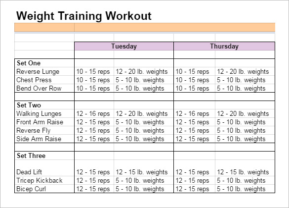 free download fitness google doc template format