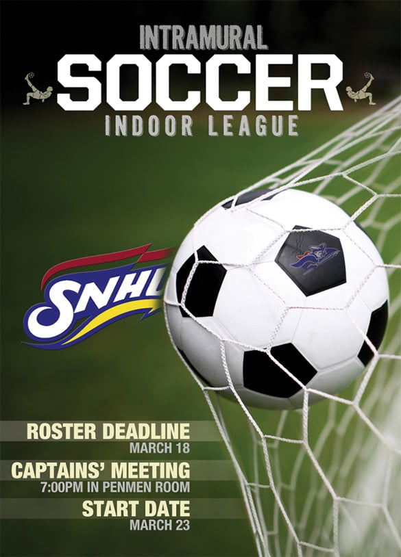 free indoor soccer flyer template download