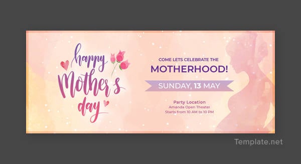 free mothers day facebook cover template
