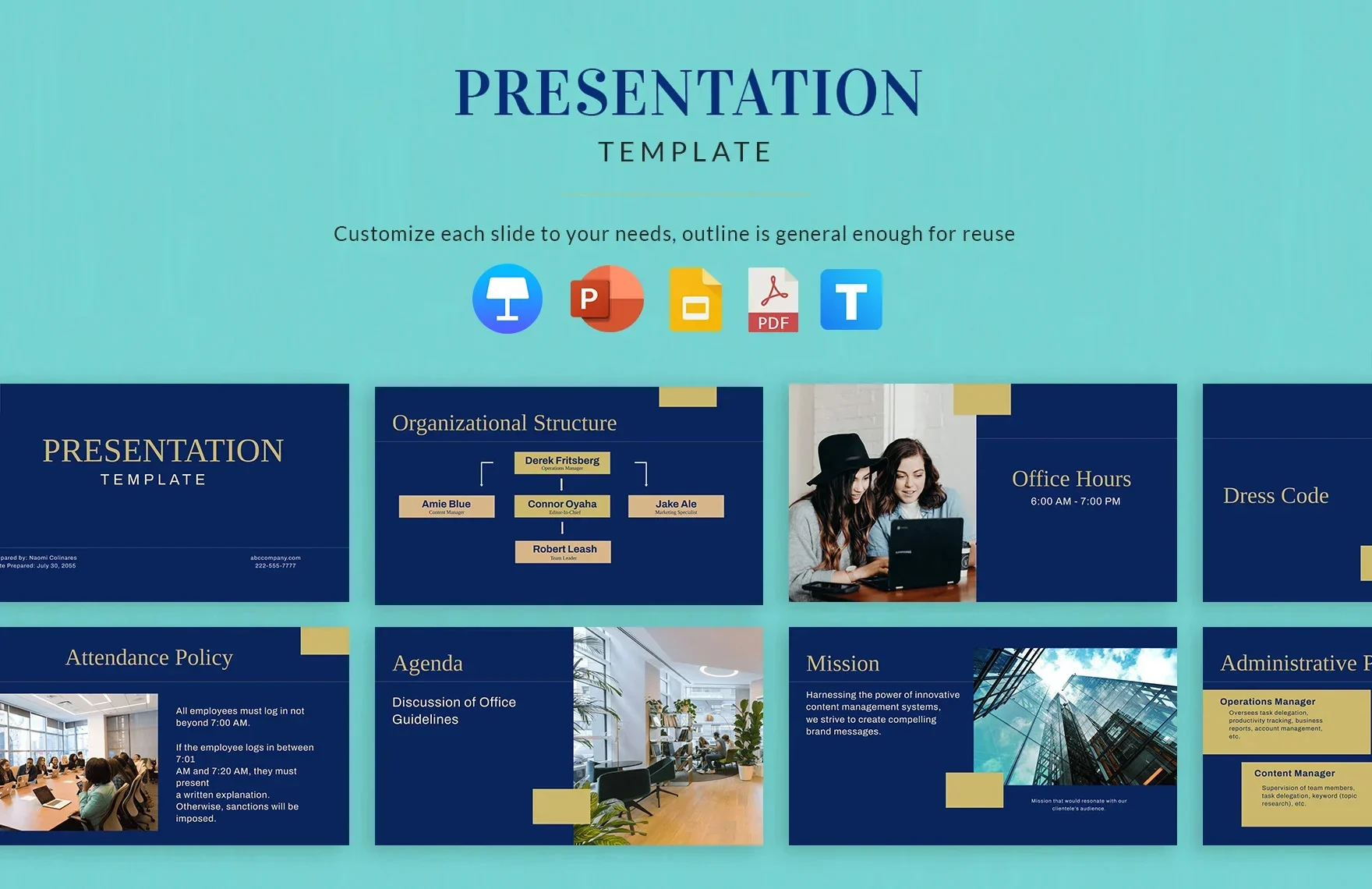 free presentation outline