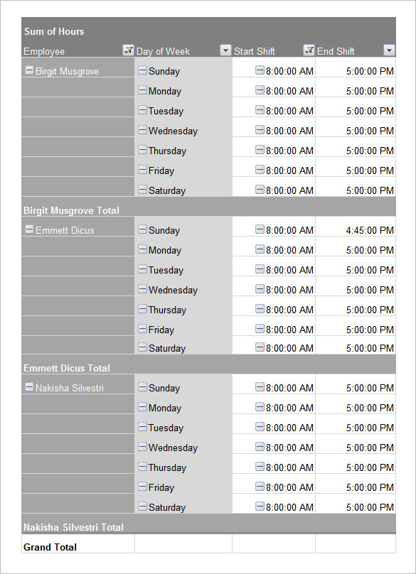 Staffing Matrix Template Excel Card Template