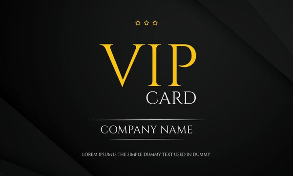 free vip membership card template