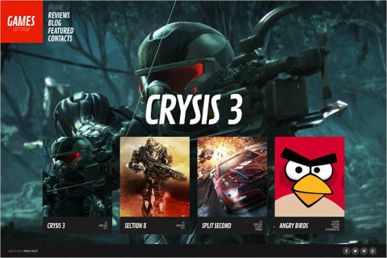 games-forum-website-template