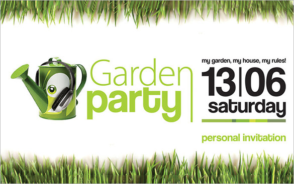 garden party invitation free download