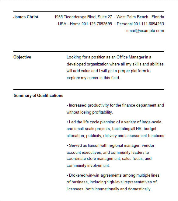 general-manager-resume