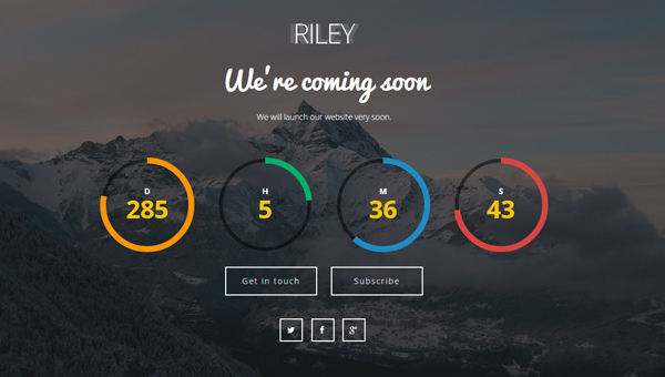 HTML5 Coming Soon Page Templates Themes Free Premium