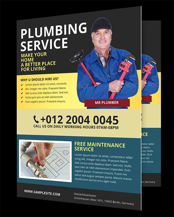 handyman handyman advertising templates flyer