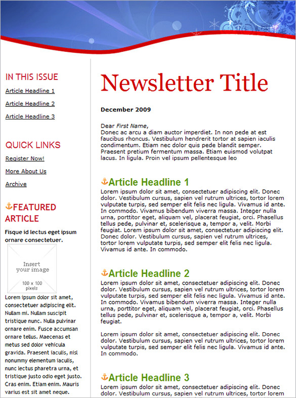 holiday-newsletter-email-template