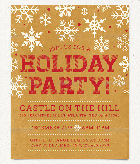 Free Holiday Flyer Templates Printable Templates