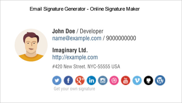 36 Best Email Signature Generator Tools Online Makers Free Premium Templates