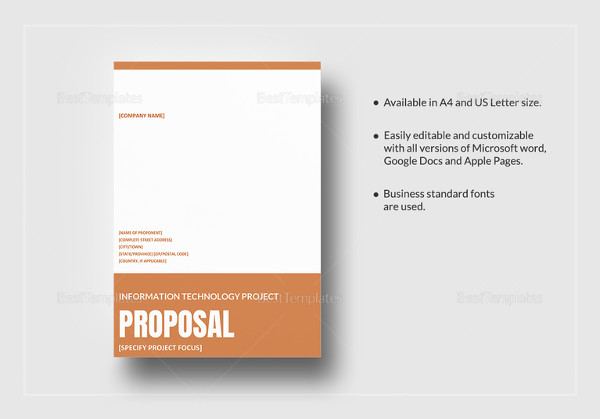 Business proposal cover page