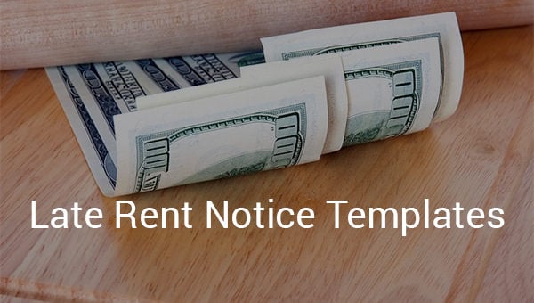 late rent notice templates.