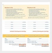 medical card template