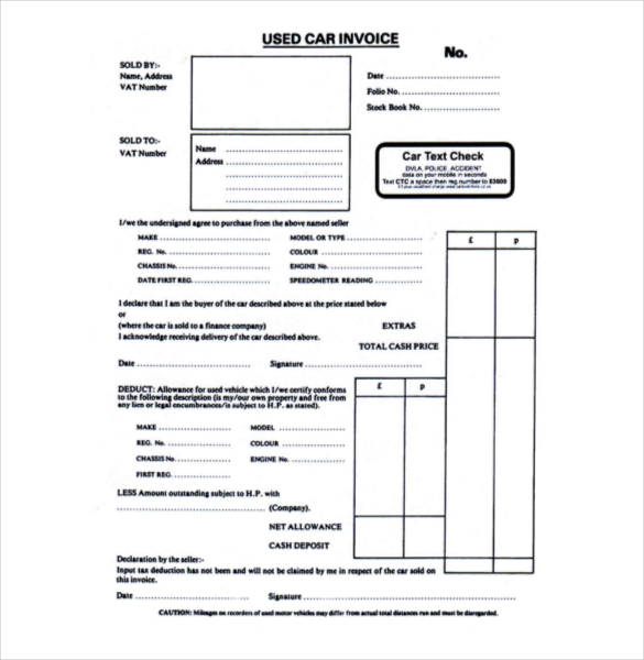 free automotive invoice software download