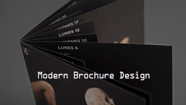 modern brochure design
