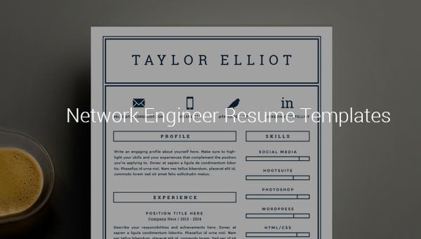 network engineer resume templates