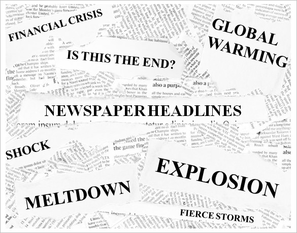 newspaper headlines template powerpoint presentation