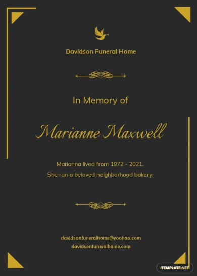 39+ Free Obituary Templates in MS Word | PDF | Apple Pages | Google ...