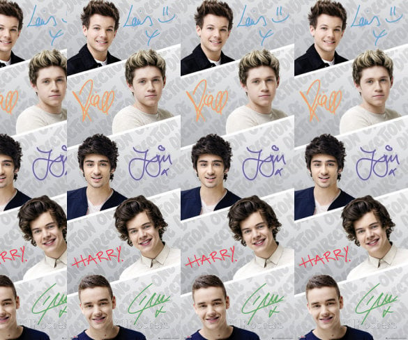 Best One Direction Posters 15 Free Design Templates 