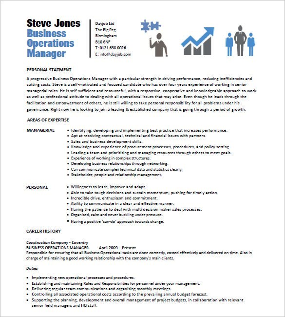 operations-manager-resume