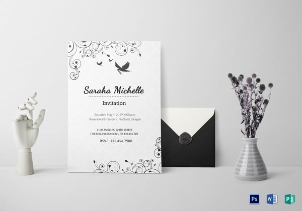 Debut Invitation Template - 26+ Free Word