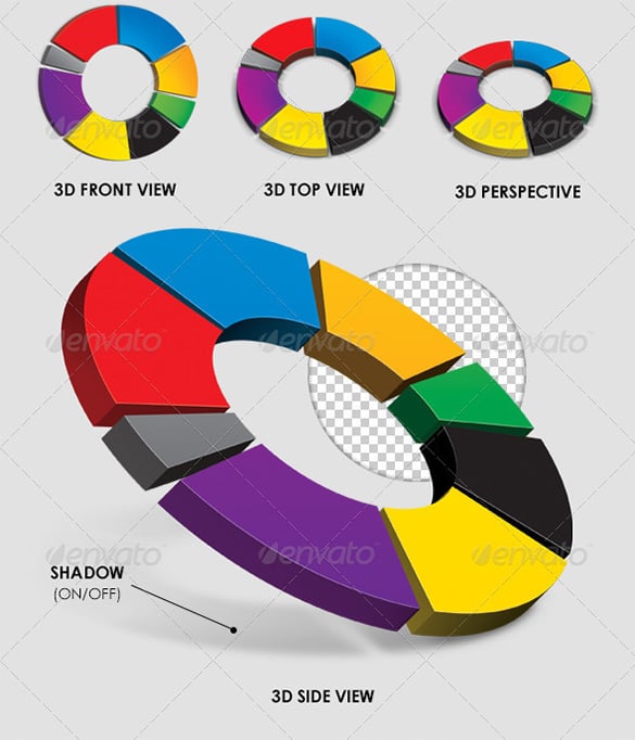 3d pie charts generator photoshop download