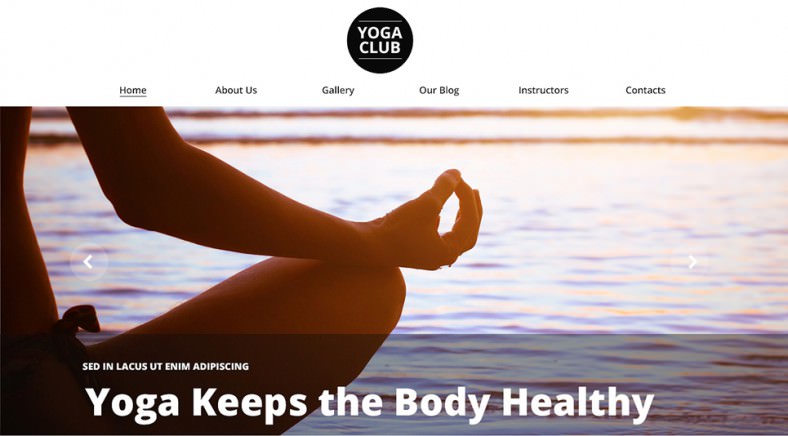 template invoice yoga Free Templates  WordPress Website &  Studio Yoga Themes