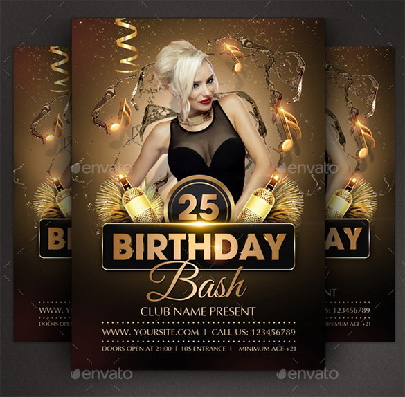 22 + Amazing Birthday Party PSD Flyer Templates - Word, EPS Vector