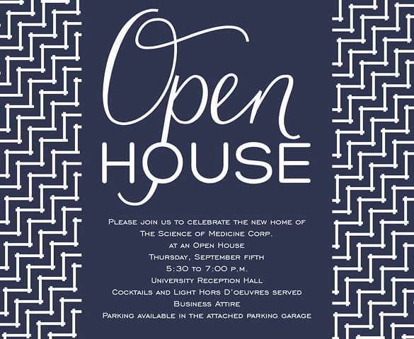 free business open house flyer templates for photoshop