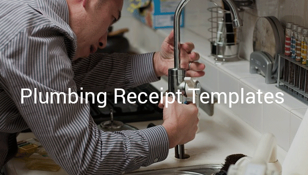plumbing receipt template