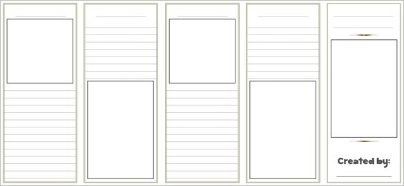 premium blank brochure template