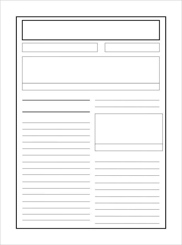 9+ Newspaper Report Templates Word, PDF, Apple Pages