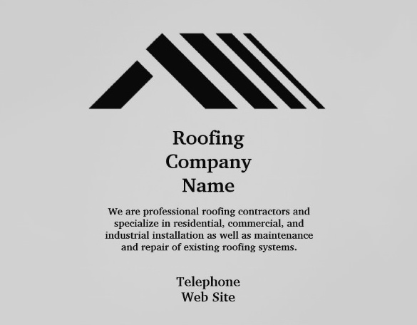 premium roofing company flyer template 0