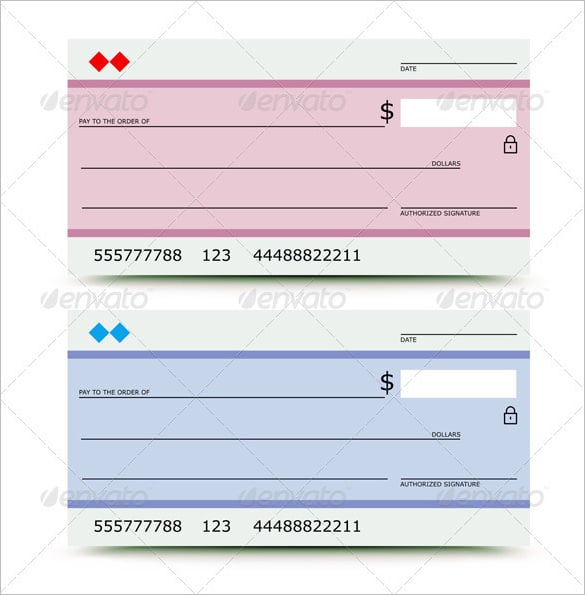 Blank Check Template – 30+ Free Word, PSD, PDF & Vector Formats ...